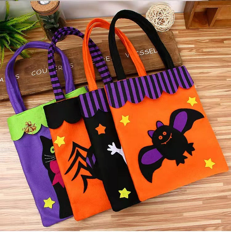 Halloween Decoration Pumpkin Non woven Candy Bag Ghost Witch Ghost Festival Tote Bag